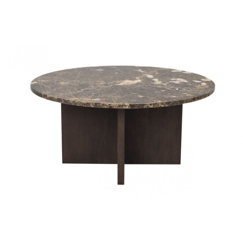 RO Brooksville Coffee Table Round Brown/Brown